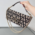 VALENTINO VLogo Signature Calfskin Shoulder Bag