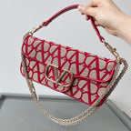 VALENTINO VLogo Signature Calfskin Shoulder Bag