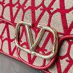 VALENTINO VLogo Signature Calfskin Shoulder Bag