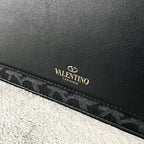 VALENTINO VLogo Signature Calfskin Shoulder Bag