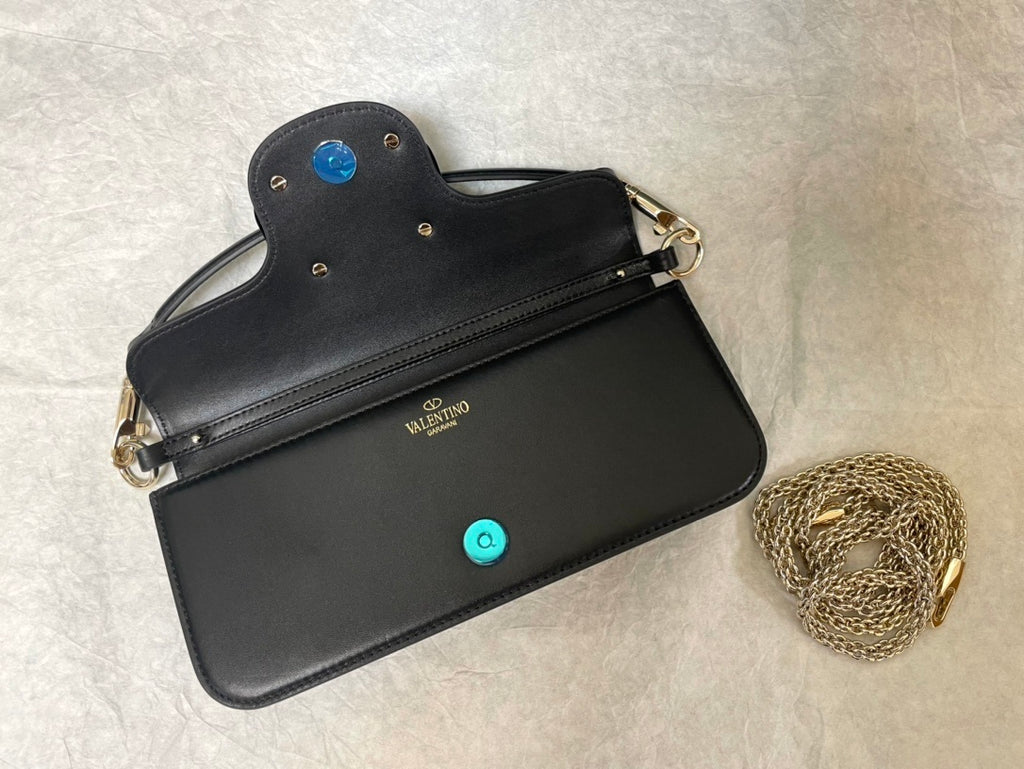 VALENTINO VLogo Signature Calfskin Shoulder Bag