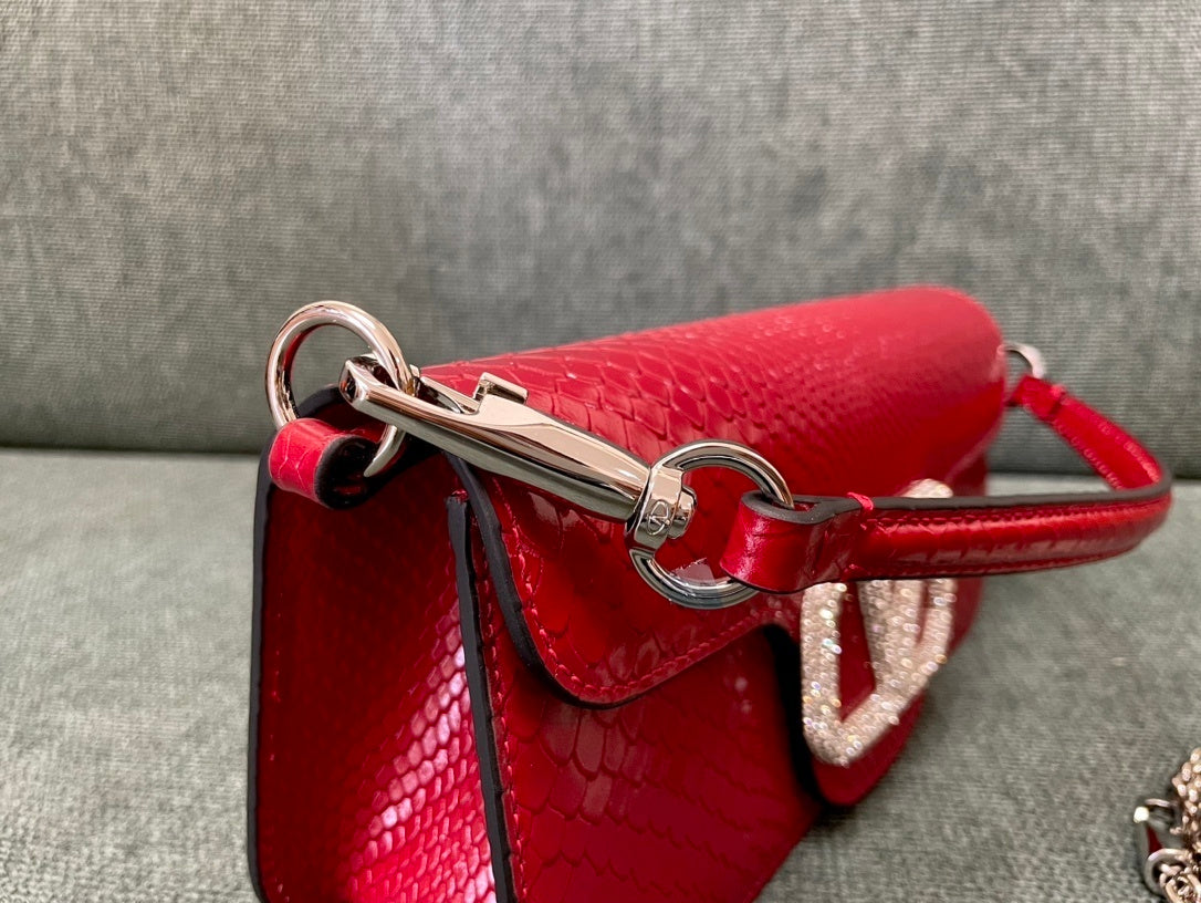VALENTINO Garavani Miniloc Calfskin Bag