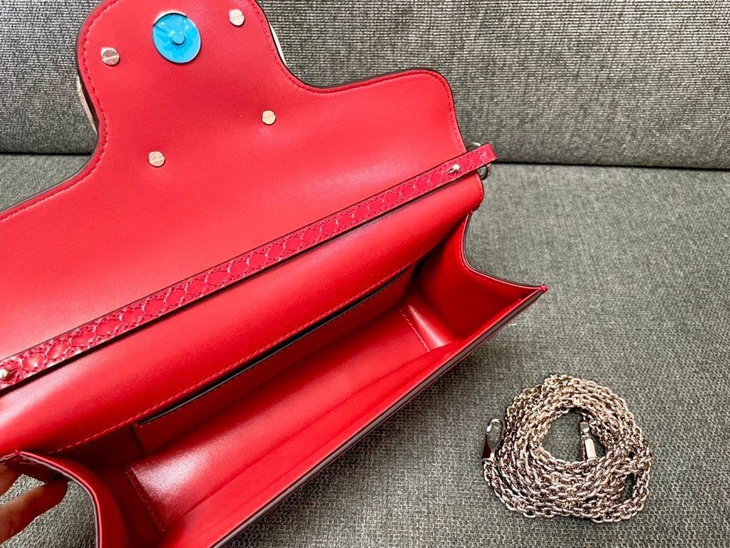 VALENTINO Garavani Miniloc Calfskin Bag