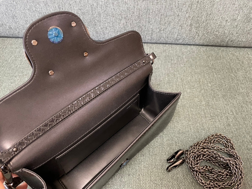VALENTINO Garavani Miniloc Calfskin Bag