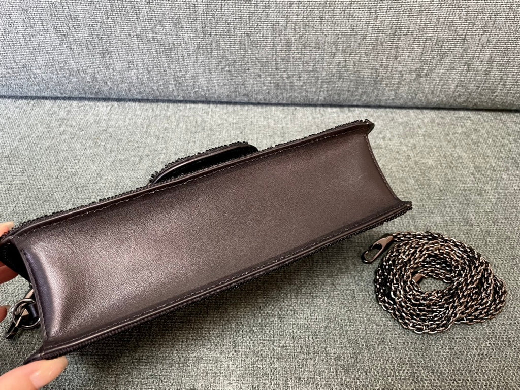 VALENTINO VLogo Signature Beaded Calfskin Shoulder Bag