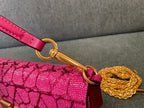 VALENTINO VLogo Signature Beaded Calfskin Shoulder Bag