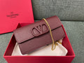 VALENTINO Garavani VLogo Signature Grained Calfskin Pouch