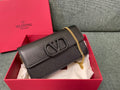 VALENTINO Garavani VLogo Signature Grained Calfskin Pouch