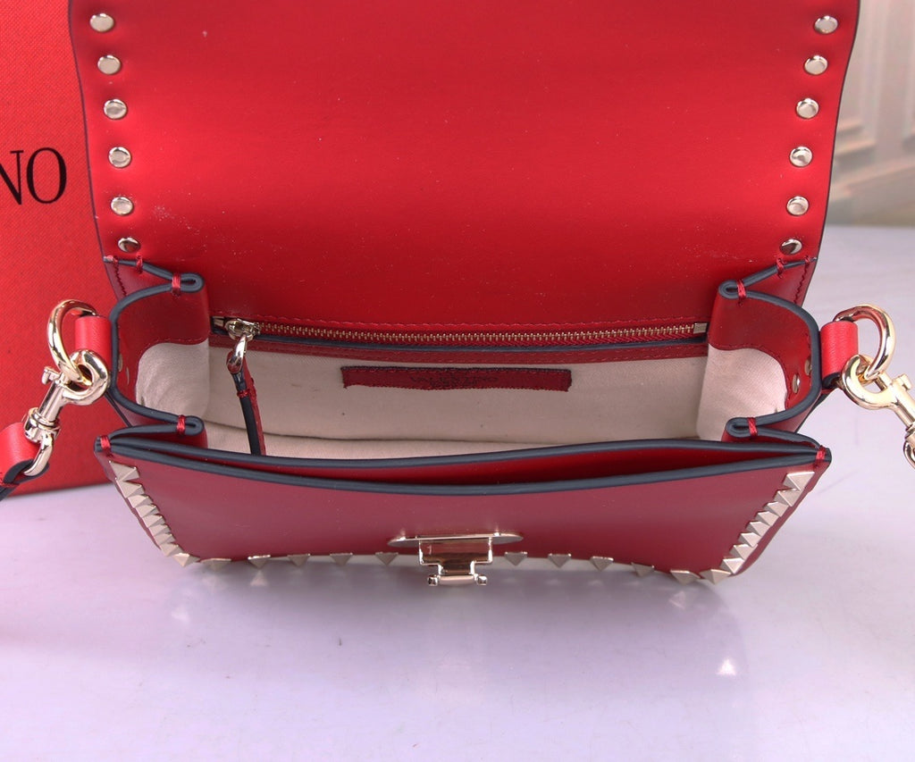 VALENTINO Calfskin Crossbody Bag