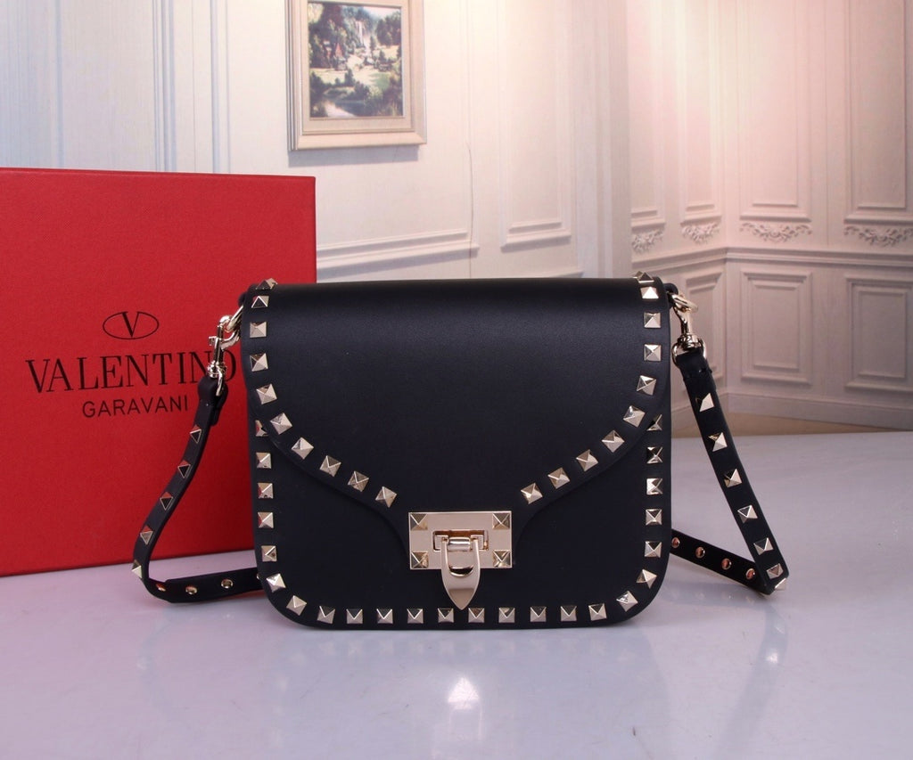 VALENTINO Calfskin Crossbody Bag