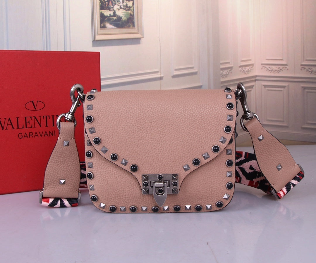VALENTINO Calfskin Crossbody Bag