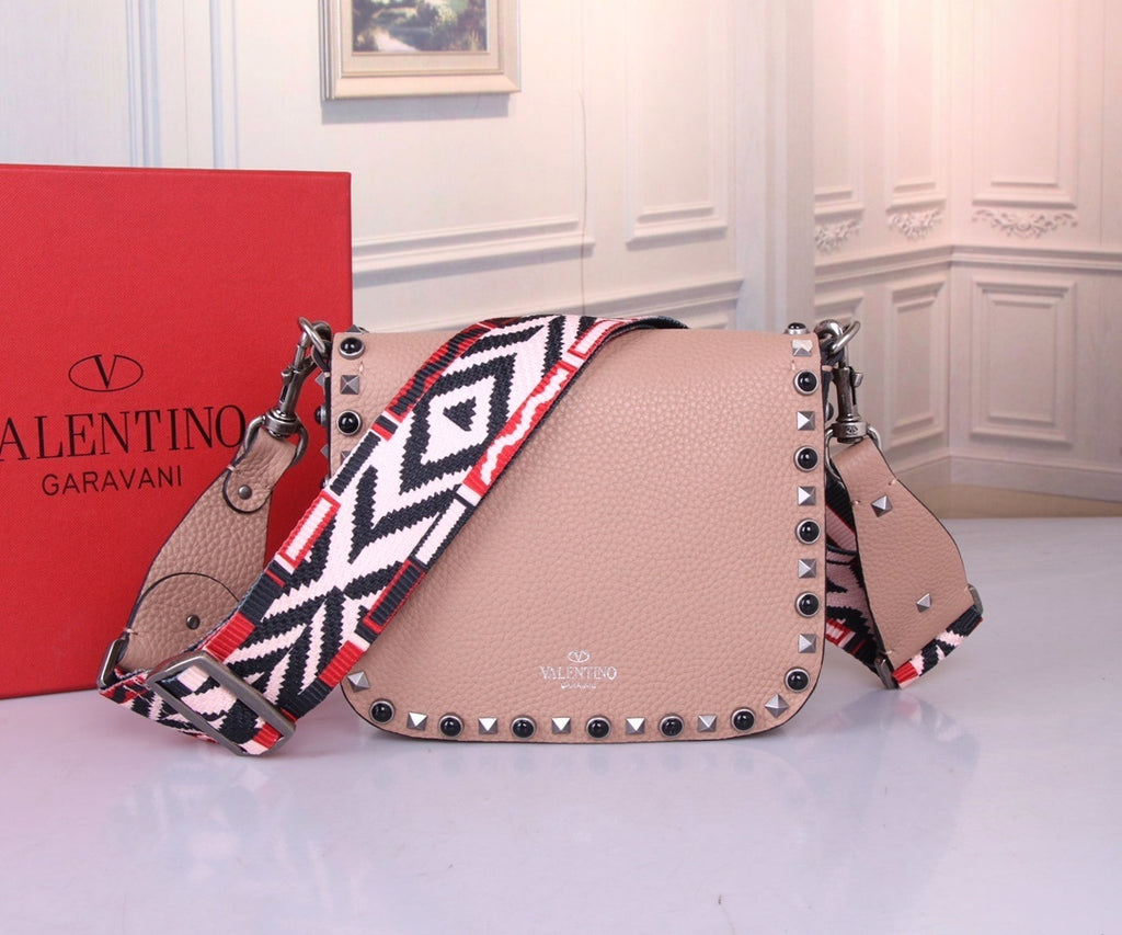 VALENTINO Calfskin Crossbody Bag