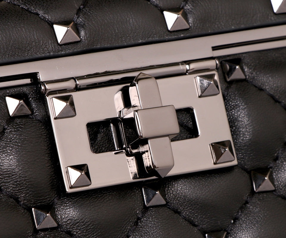 VALENTINO Calfskin Box Evening Bag