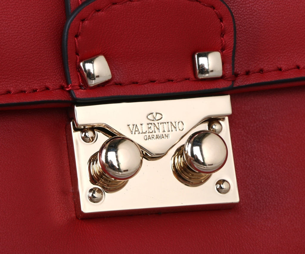 VALENTINO Classic Calfskin Chain Shoulder Bag