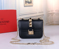 VALENTINO Classic Calfskin Chain Shoulder Bag