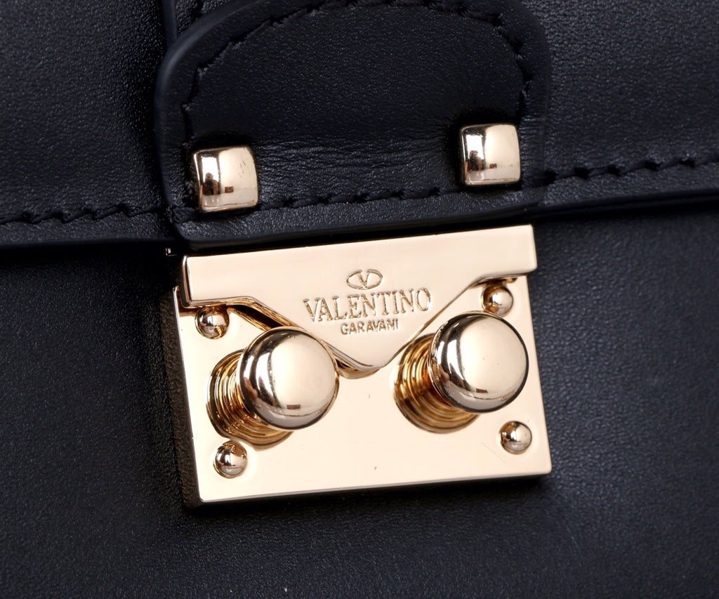 VALENTINO Classic Calfskin Chain Shoulder Bag