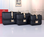 VALENTINO Classic Calfskin Chain Shoulder Bag