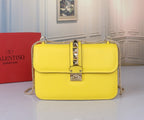 VALENTINO Classic Calfskin Chain Shoulder Bag