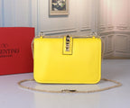 VALENTINO Classic Calfskin Chain Shoulder Bag