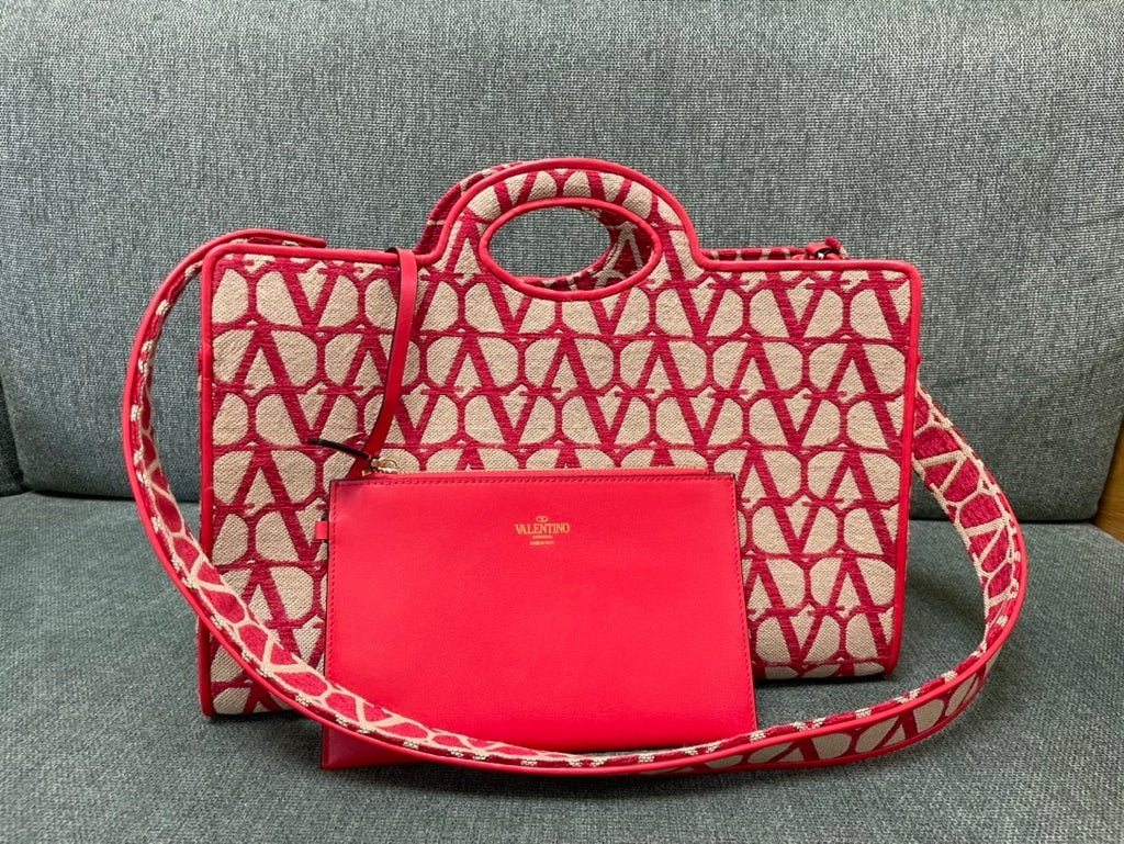 VALENTINO Calfskin Tote Bag