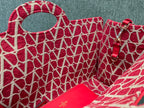 VALENTINO Calfskin Tote Bag