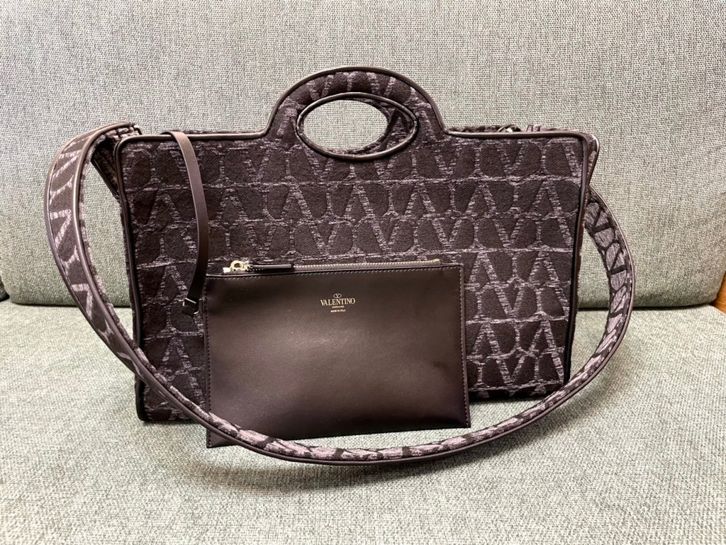 VALENTINO Calfskin Tote Bag