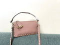VALENTINO Garavani Rockstud Calfskin Top Handle Crossbody Bag