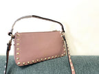 VALENTINO Garavani Rockstud Calfskin Top Handle Crossbody Bag