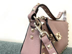 VALENTINO Garavani Rockstud Calfskin Top Handle Crossbody Bag
