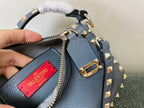 VALENTINO Garavani Rockstud Calfskin Top Handle Crossbody Bag