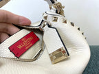 VALENTINO Garavani Rockstud Calfskin Top Handle Crossbody Bag