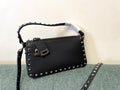 VALENTINO Garavani Rockstud Calfskin Top Handle Crossbody Bag