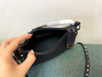 VALENTINO Garavani Rockstud Calfskin Top Handle Crossbody Bag