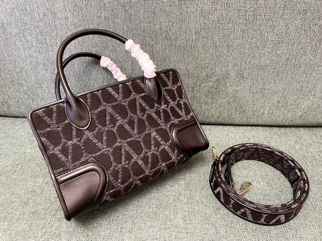 VALENTINO Garavani Embroidered Lambskin Tote Bag