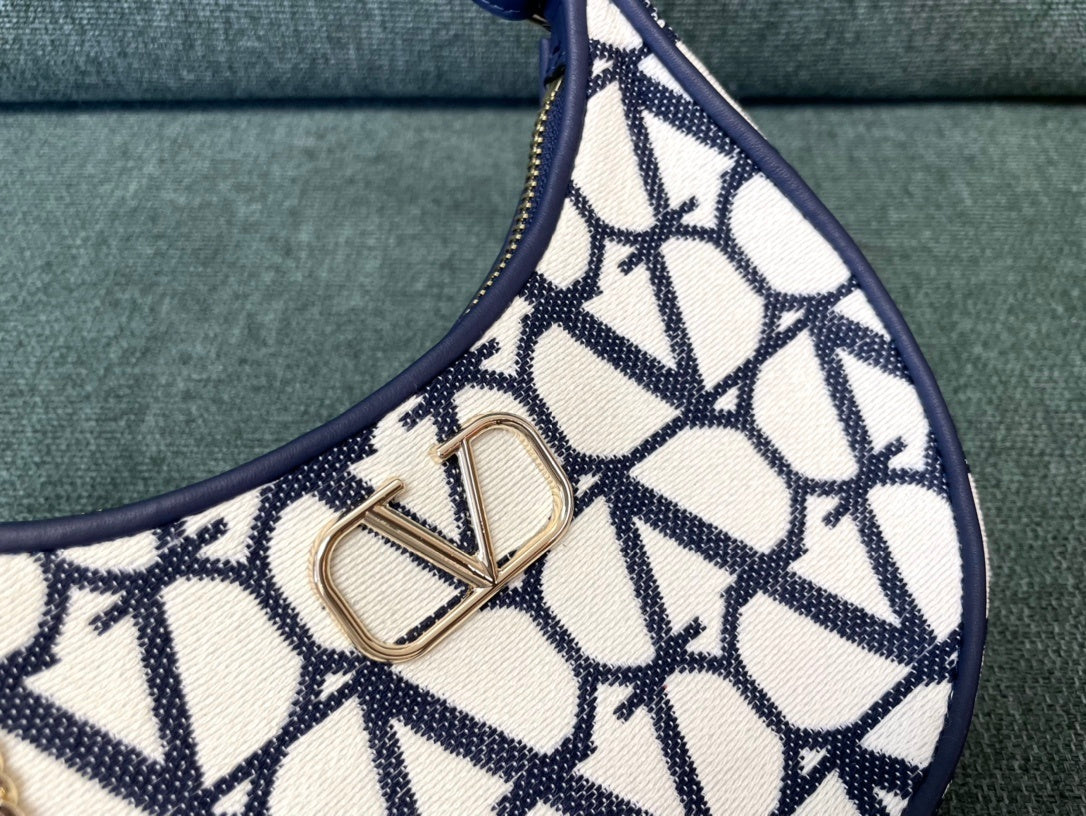 VALENTINO Fabric Hobo Bag