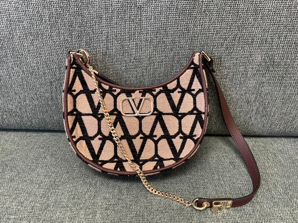 VALENTINO Fabric Hobo Bag