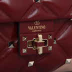 VALENTINO Garavani Candystud Nappa Lambskin Top Handle Bag