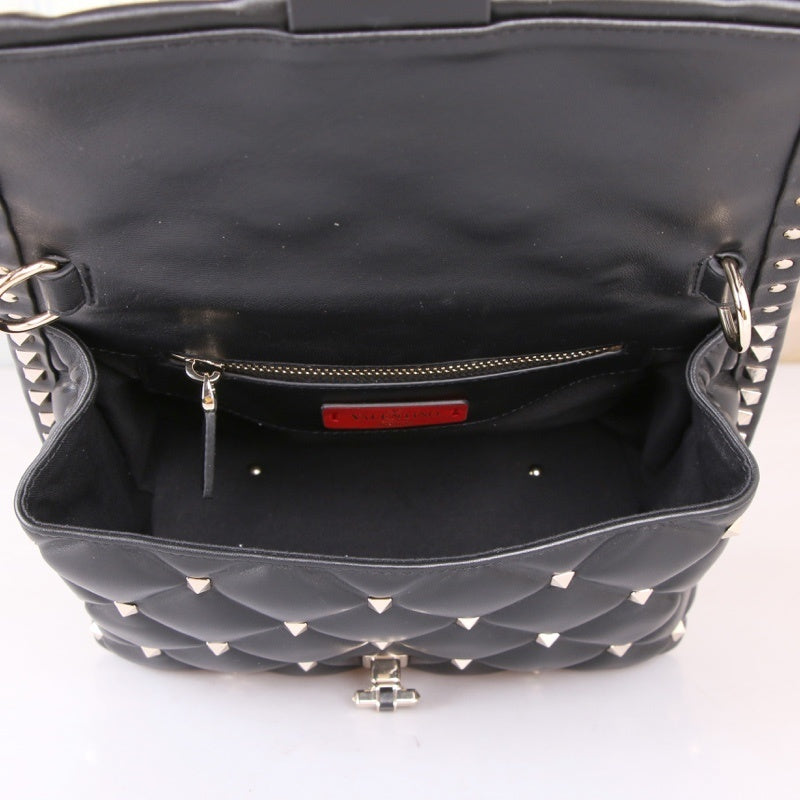 VALENTINO Garavani Candystud Nappa Lambskin Top Handle Bag