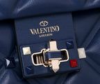 VALENTINO Garavani Candystud Nappa Lambskin Top Handle Bag