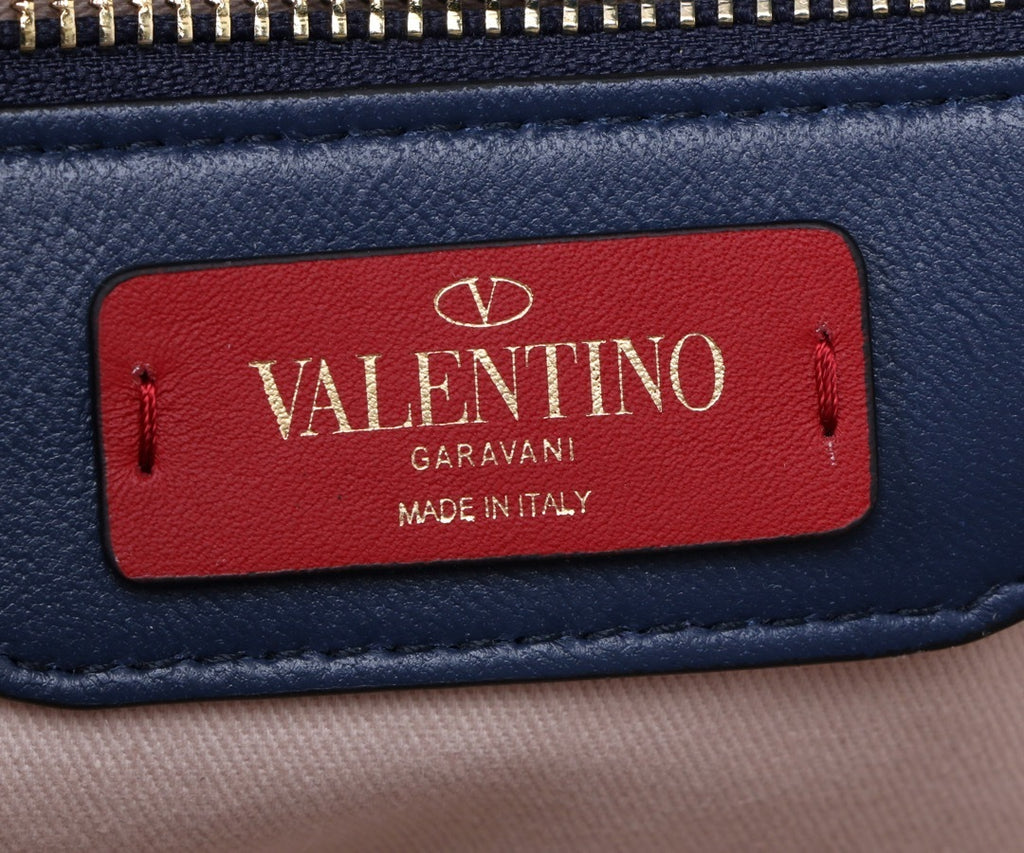 VALENTINO Garavani Candystud Nappa Lambskin Top Handle Bag
