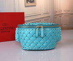 VALENTINO Garavani Free Rockstud Spike Lambskin Belt Bag