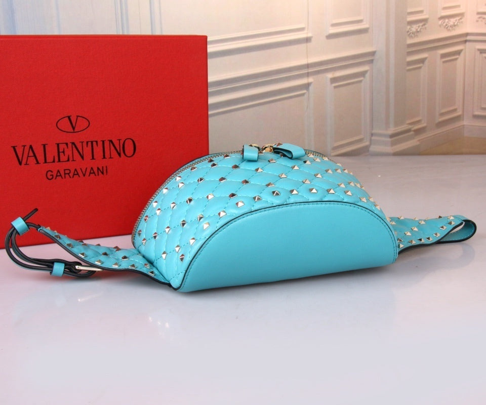 VALENTINO Garavani Free Rockstud Spike Lambskin Belt Bag