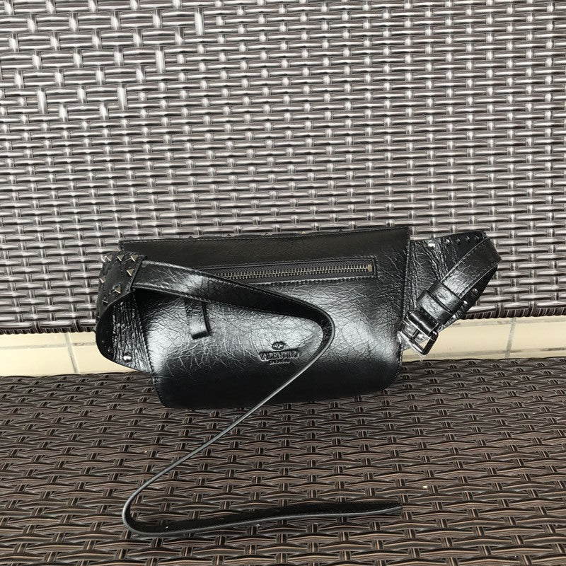 VALENTINO Garavani Free Rockstud Spike Lambskin Belt Bag