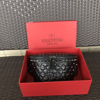 VALENTINO Garavani Free Rockstud Spike Lambskin Belt Bag