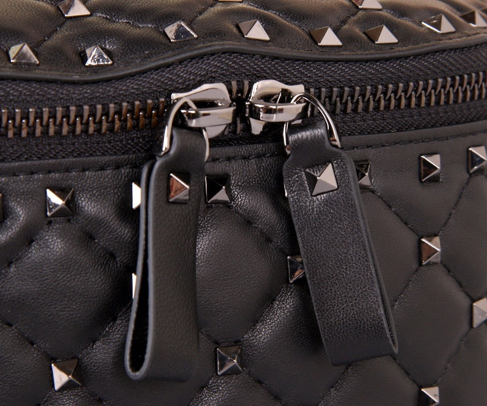 VALENTINO Garavani Free Rockstud Spike Lambskin Belt Bag