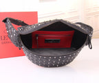 VALENTINO Garavani Free Rockstud Spike Lambskin Belt Bag
