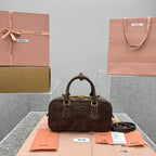 MIU MIU Suede Underarm Tote Bag