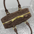 MIU MIU Suede Underarm Tote Bag
