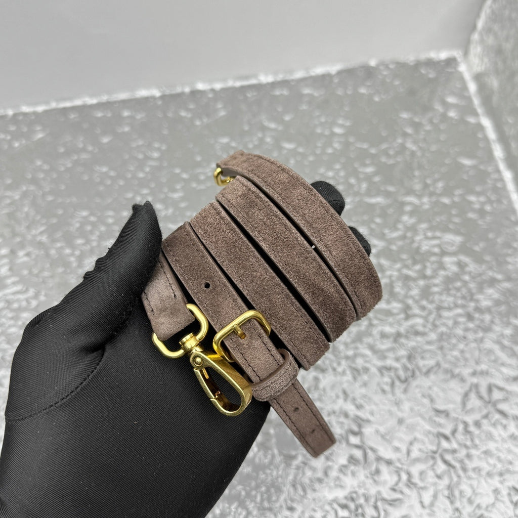 MIU MIU Suede Underarm Tote Bag