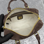 MIU MIU Suede Underarm Tote Bag
